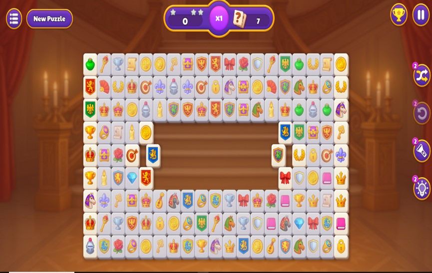Kings And Queens Mahjong screenshot